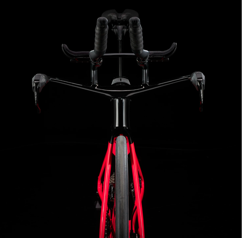 Trek Speed Concept SLR 7 Time Trial/Triathlon Bike 2024 in Radioactive Coral/Trek Black-2